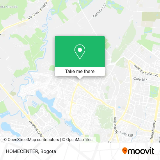 HOMECENTER map