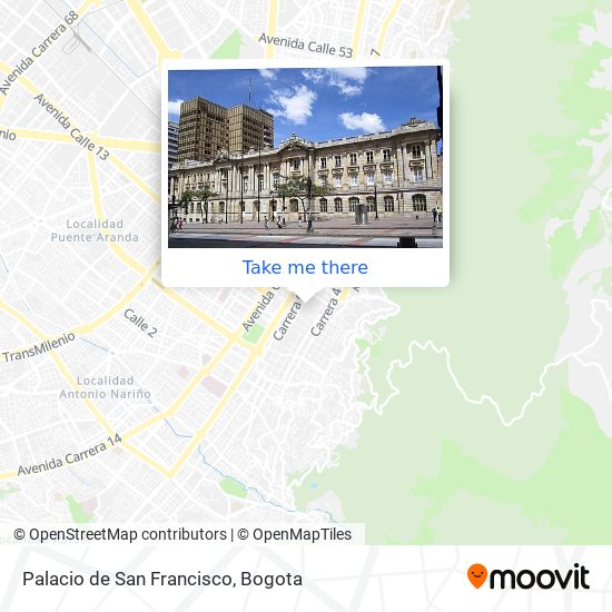 Palacio de San Francisco map