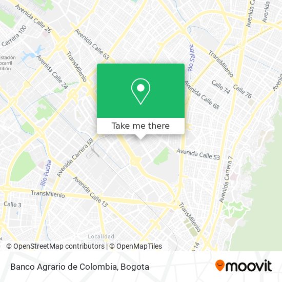 Banco Agrario de Colombia map