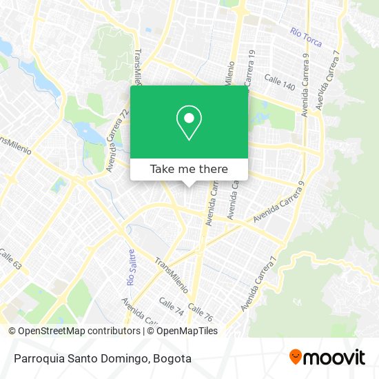 Mapa de Parroquia Santo Domingo