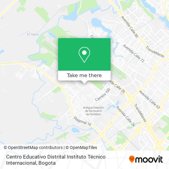 Centro Educativo Distrital Instituto Técnico Internacional map