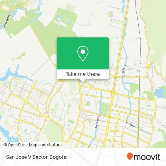 San Jose V Sector map