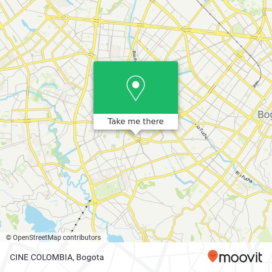 CINE COLOMBIA map