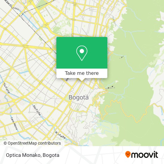 Optica Monako map