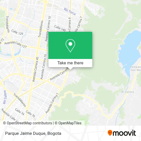 Parque Jaime Duque map