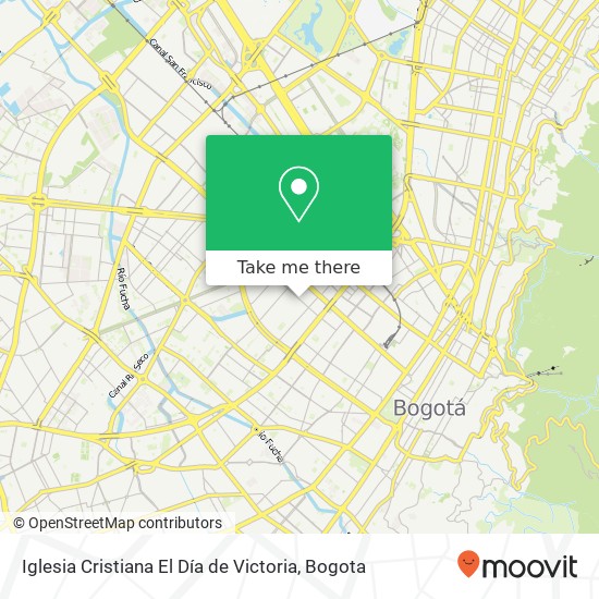 Iglesia Cristiana El Día de Victoria map