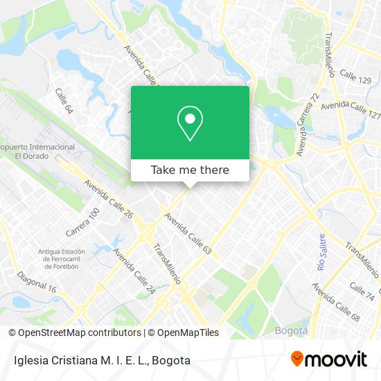 Iglesia Cristiana M. I. E. L. map