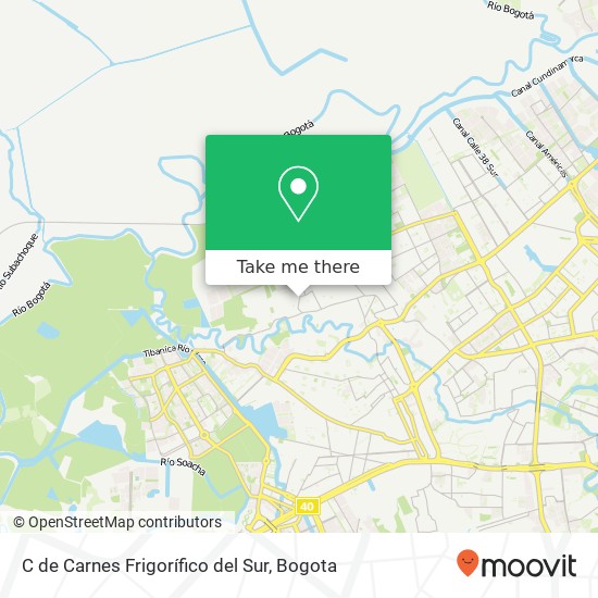 C de Carnes Frigorífico del Sur map