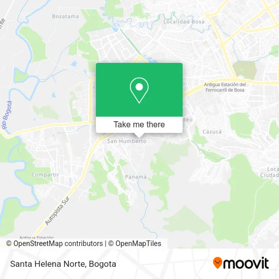 Santa Helena Norte map