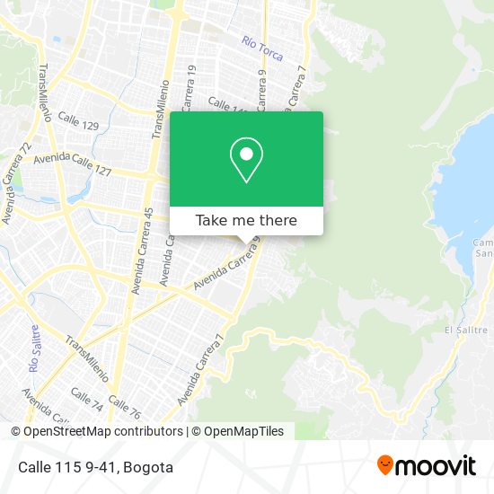 Mapa de Calle 115 9-41