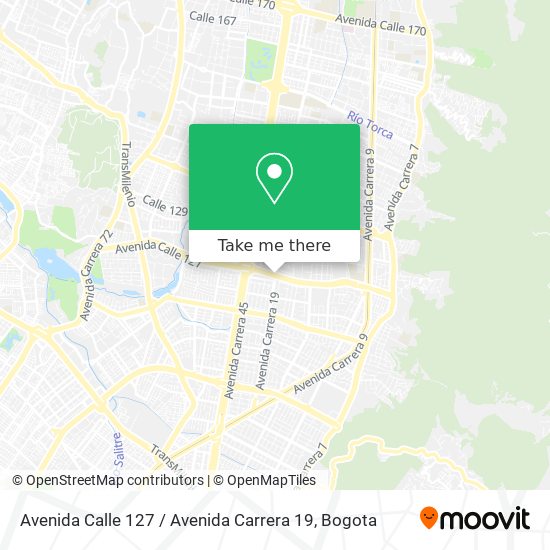 Avenida Calle 127 / Avenida Carrera 19 map