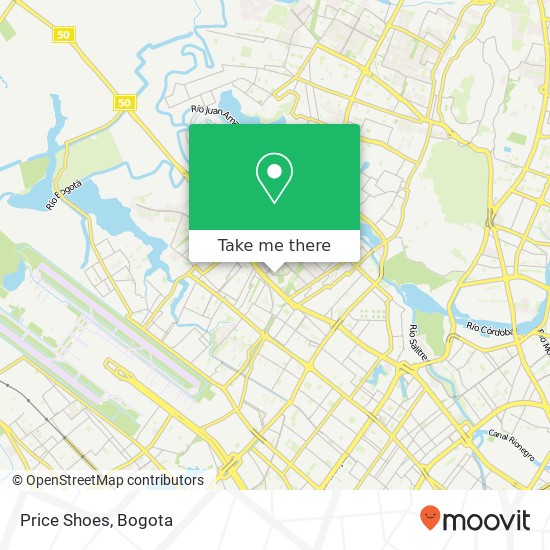 Price Shoes map