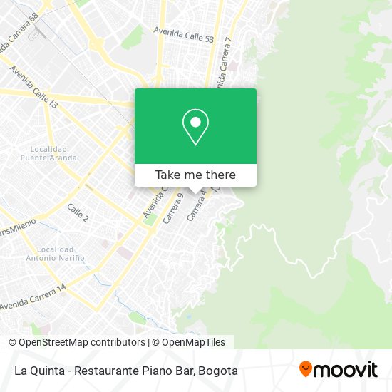 La Quinta - Restaurante Piano Bar map