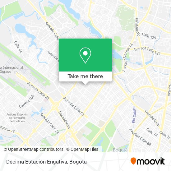 Décima Estación Engativa map