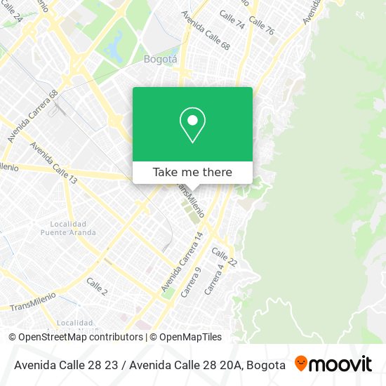 Mapa de Avenida Calle 28 23 / Avenida Calle 28 20A