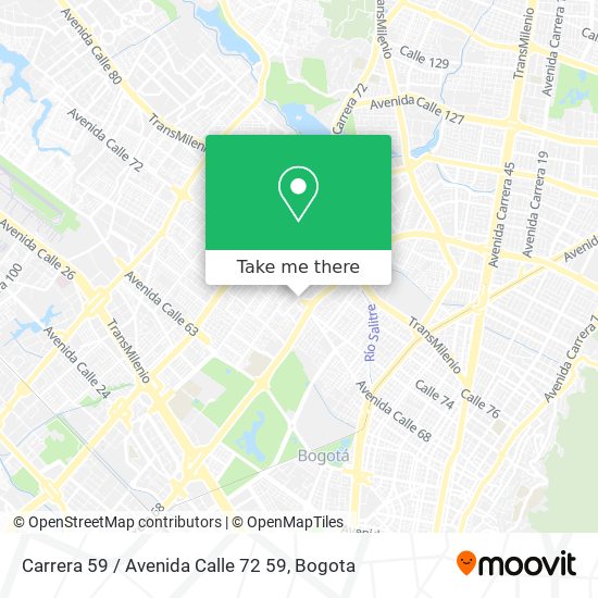 Carrera 59 / Avenida Calle 72 59 map