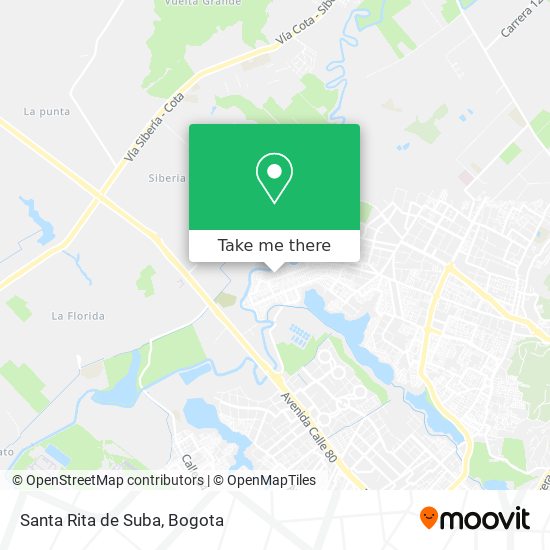 Santa Rita de Suba map