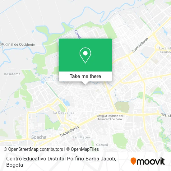 Mapa de Centro Educativo Distrital Porfirio Barba Jacob