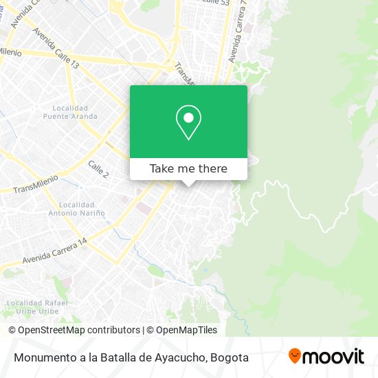 Monumento a la Batalla de Ayacucho map