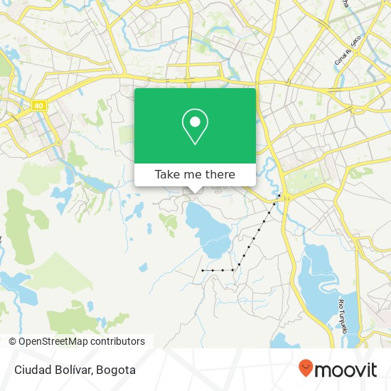 Ciudad Bolívar map