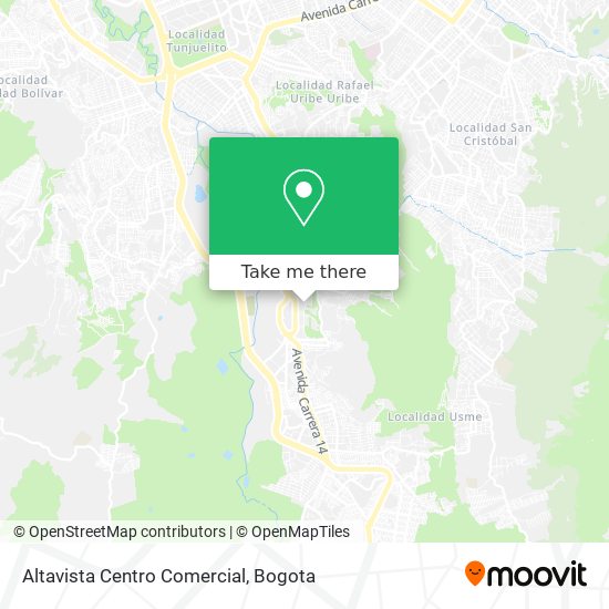 Altavista Centro Comercial map