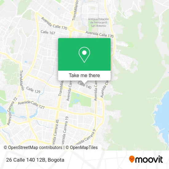 26 Calle 140 12B map