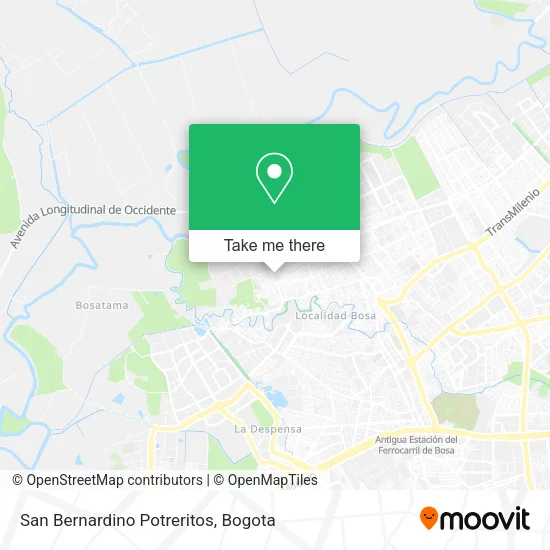 Mapa de San Bernardino Potreritos