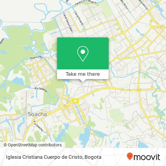 Iglesia Cristiana Cuerpo de Cristo map