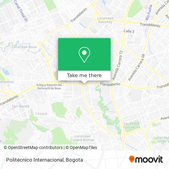 Politécnico Internacional map