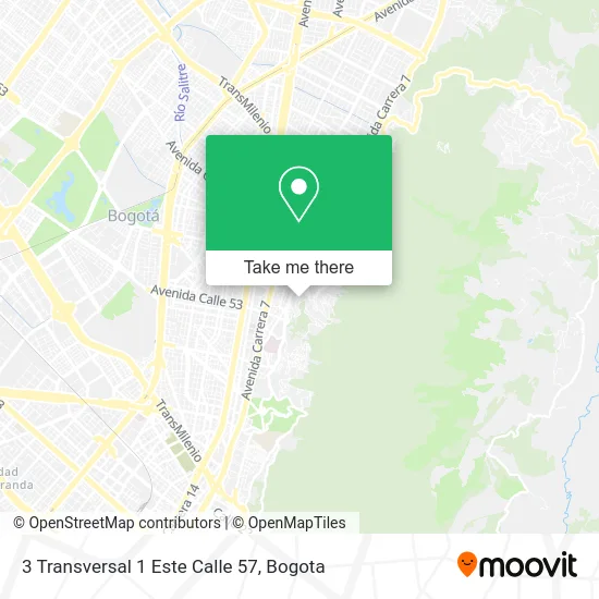 3 Transversal 1 Este Calle 57 map