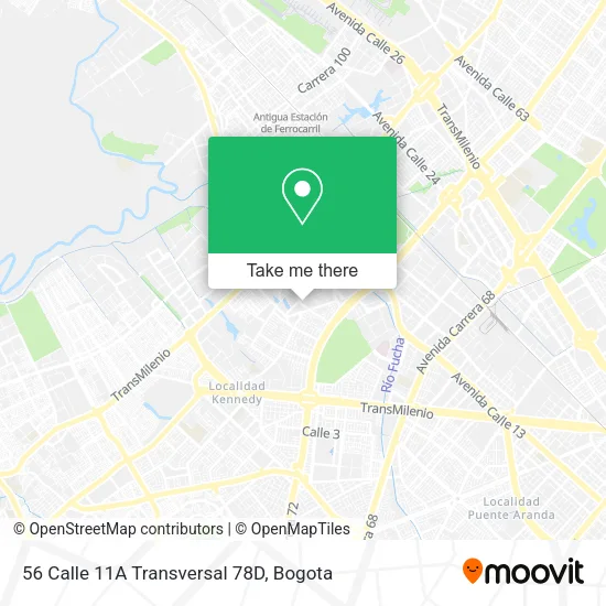 56 Calle 11A Transversal 78D map