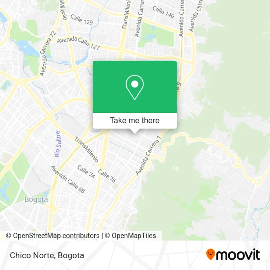 Chico Norte map