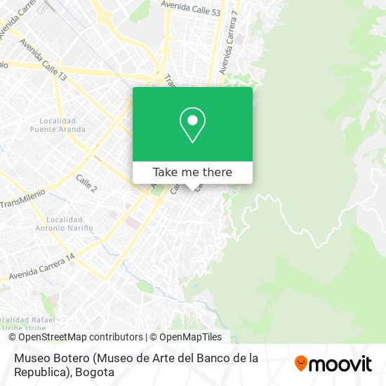 Museo Botero (Museo de Arte del Banco de la Republica) map