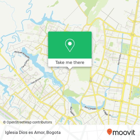 Iglesia Dios es Amor map