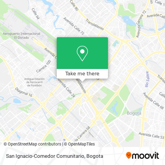 San Ignacio-Comedor Comunitario map