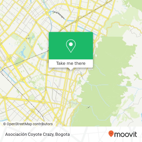 Asociación Coyote Crazy map