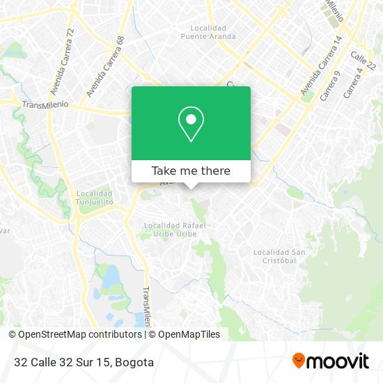 Mapa de 32 Calle 32 Sur 15