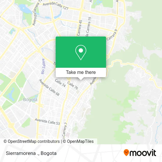 Sierramorena . map