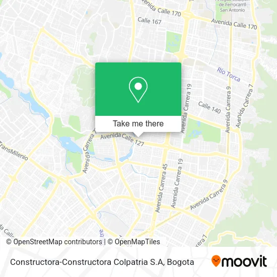 Mapa de Constructora-Constructora Colpatria S.A