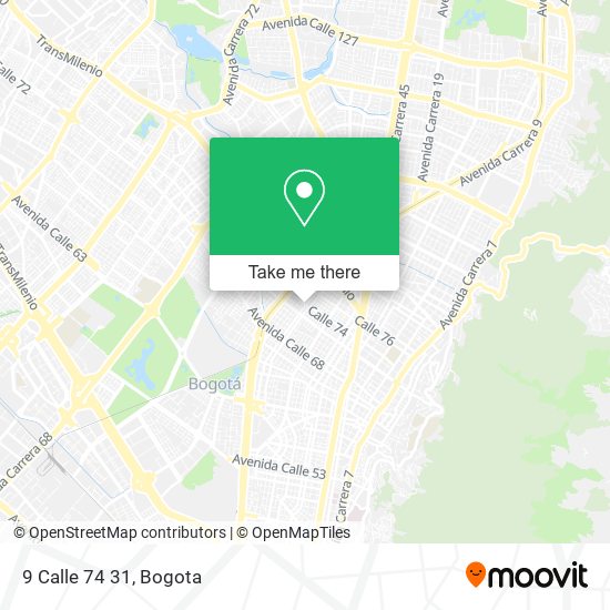 9 Calle 74 31 map
