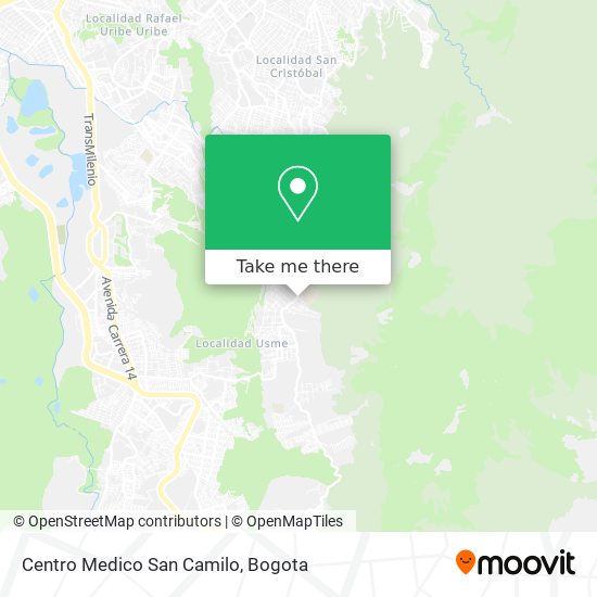 Centro Medico San Camilo map