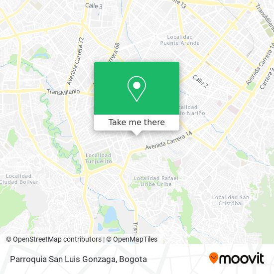 Parroquia San Luis Gonzaga map