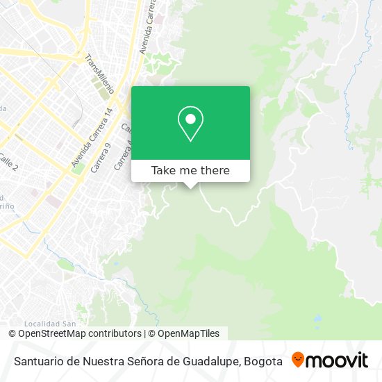 Santuario de Nuestra Señora de Guadalupe map