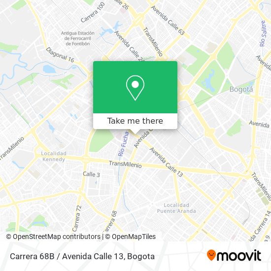 Carrera 68B / Avenida Calle 13 map