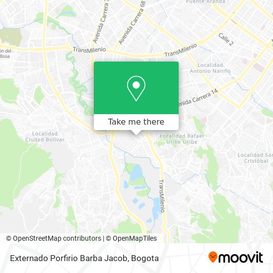 Externado Porfirio Barba Jacob map