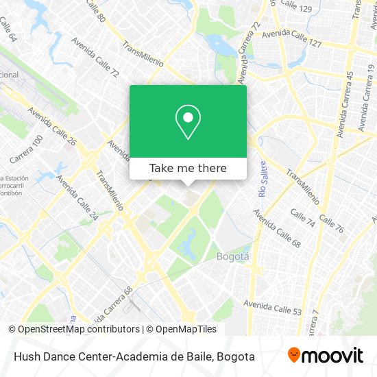 Hush Dance Center-Academia de Baile map