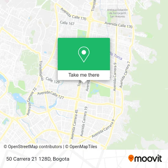 50 Carrera 21 128D map