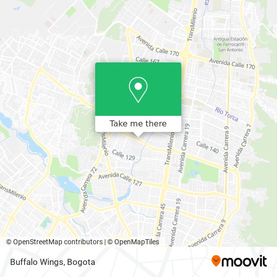 Buffalo Wings map