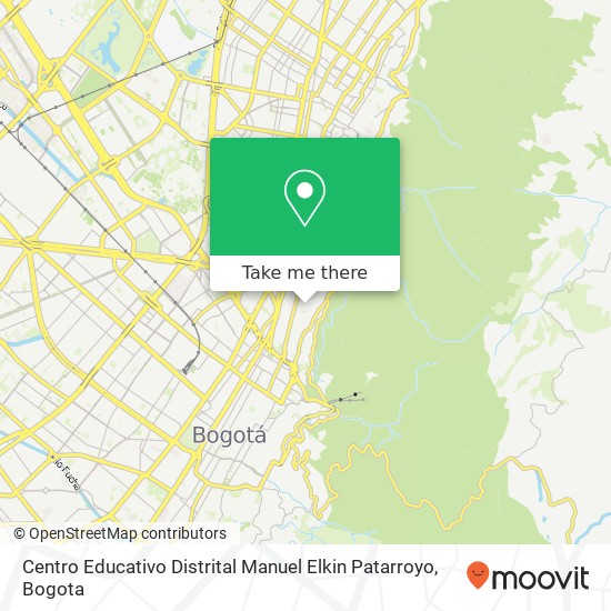 Mapa de Centro Educativo Distrital Manuel Elkin Patarroyo