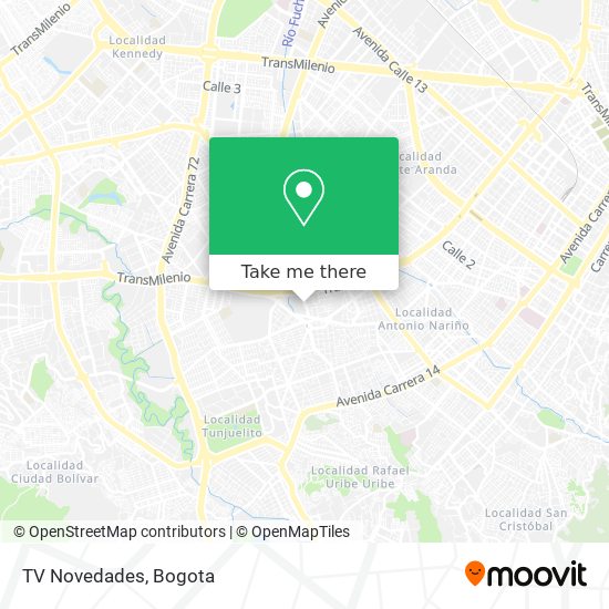 Mapa de TV Novedades